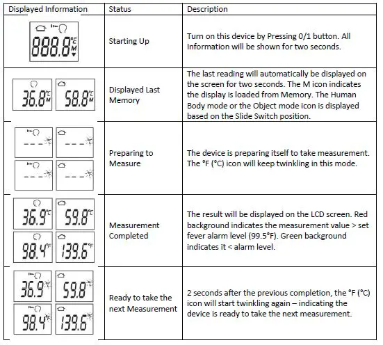 Amperor Direct FR800 Infrared Forehead Thermometer fig3