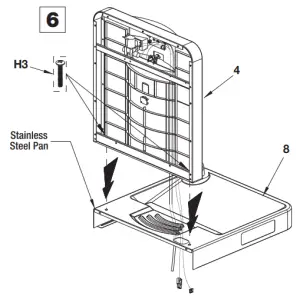 Attach bottle filler