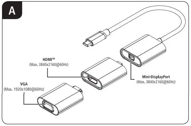 hama 6-in-1 Video Adapter Set