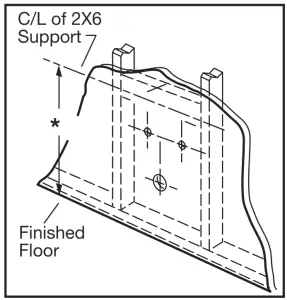Townsend Pedestal Sink-wall