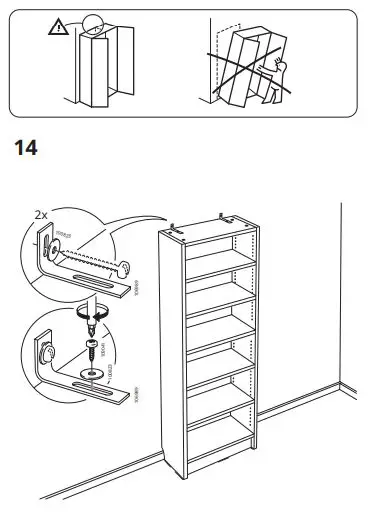 IKEA BILLY Bookcase with OXBERG Glass Doors fig11