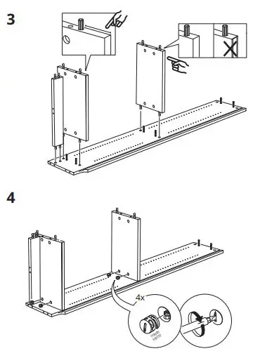 IKEA BILLY Bookcase with OXBERG Glass Doors fig4