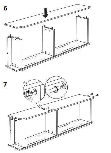 IKEA BILLY Bookcase with OXBERG Glass Doors fig6