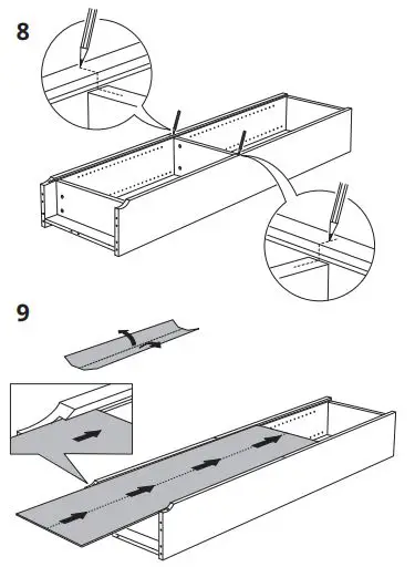 IKEA BILLY Bookcase with OXBERG Glass Doors fig7