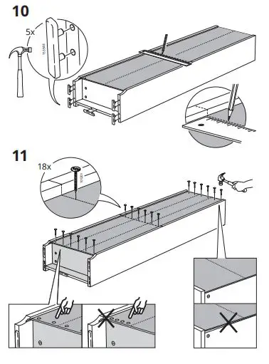 IKEA BILLY Bookcase with OXBERG Glass Doors fig8