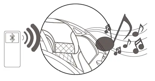 Osaki OS 3D Otamic LE Massage Chair- Bluetooth Speaker