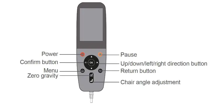 Osaki OS 3D Otamic LE Massage Chair- Remote Controller