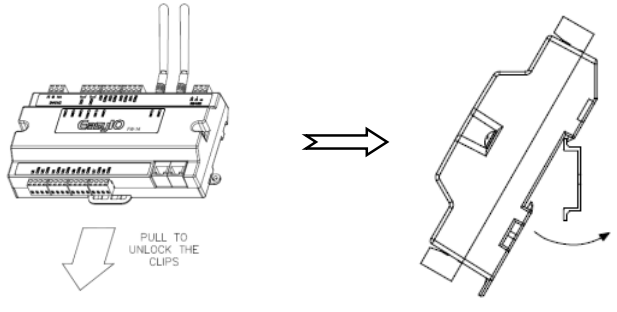 EasyIO FW-14 V3 WiFi Controller - Clip