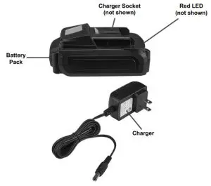 WARRIOR 57366 12v Lithium 3 8 Inch Cordless Drill-Charger Indicator