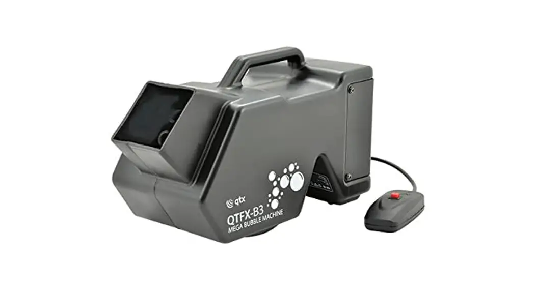 Qtx Qtfx-b3 Mega Bubble Machine User Manual Qtx Qtfx-b3 Mega Bubble Machine User Manual