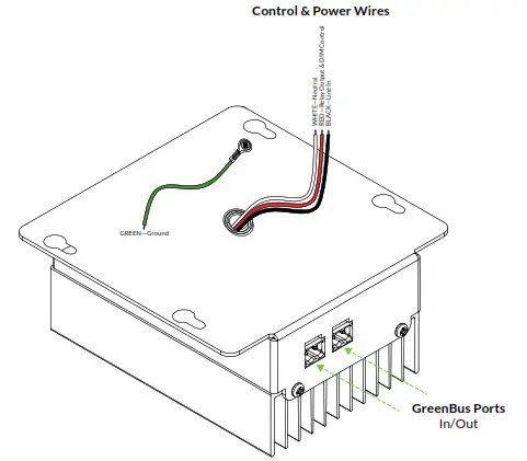 ENCELIUM PCDM Wired Phase-Cut Dimming Module -PCDM Wiring
