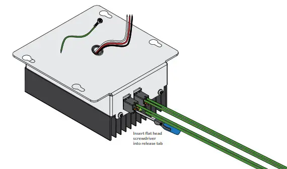 ENCELIUM PCDM Wired Phase-Cut Dimming Module - terminal blocks