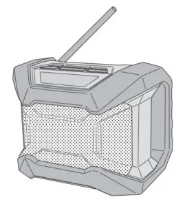 metabo UR 18DA Cordless Radio