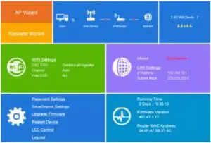 FIG 8 Manual setup of the repeater
