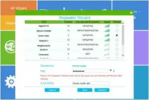 FIG 9 Manual setup of the repeater