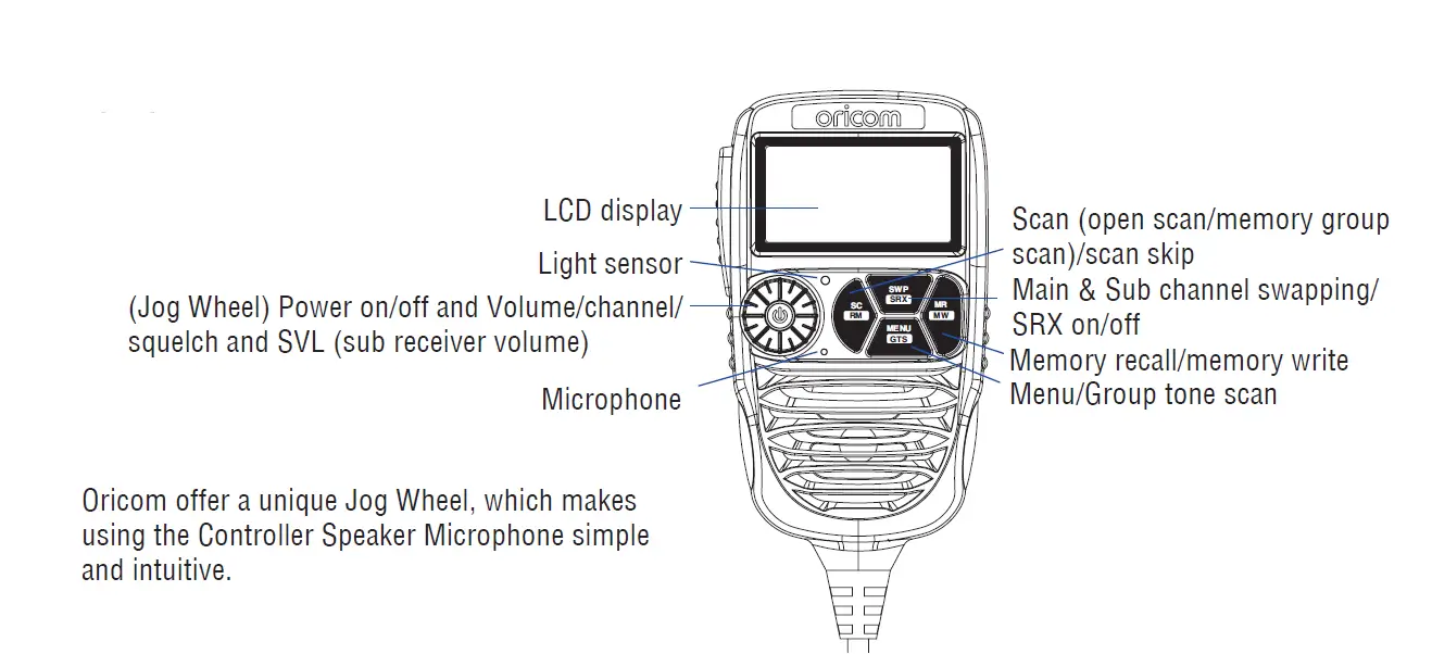 oricom DTX4200X Premium Dal Receive Controller Speaker 1