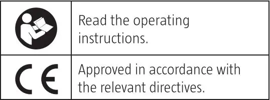 Menuett 009540 Hand Blender Instruction Manual - Symbols