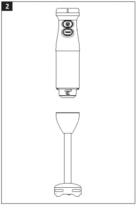 Menuett 009540 Hand Blender Instruction Manual - Using the hand blender