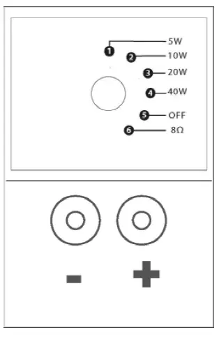 av-link BCV Series 952717UK 100V Indoor Speakers fig 2