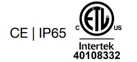 ELATION 1236100136 CW PROFILE HP IP Party Light - APPROVALS