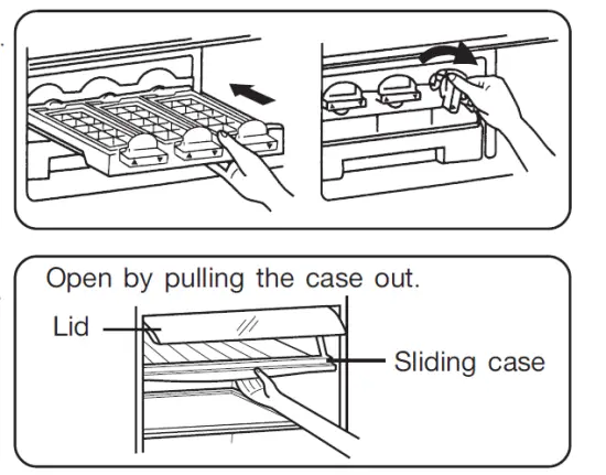 MITSUBISHI ELECTRIC MR-458ER Refrigerator-Freezer fig 9