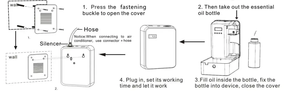 Guangzhou Tang Mei Environmental Protection Technology 500AF Aroma Diffuser 6