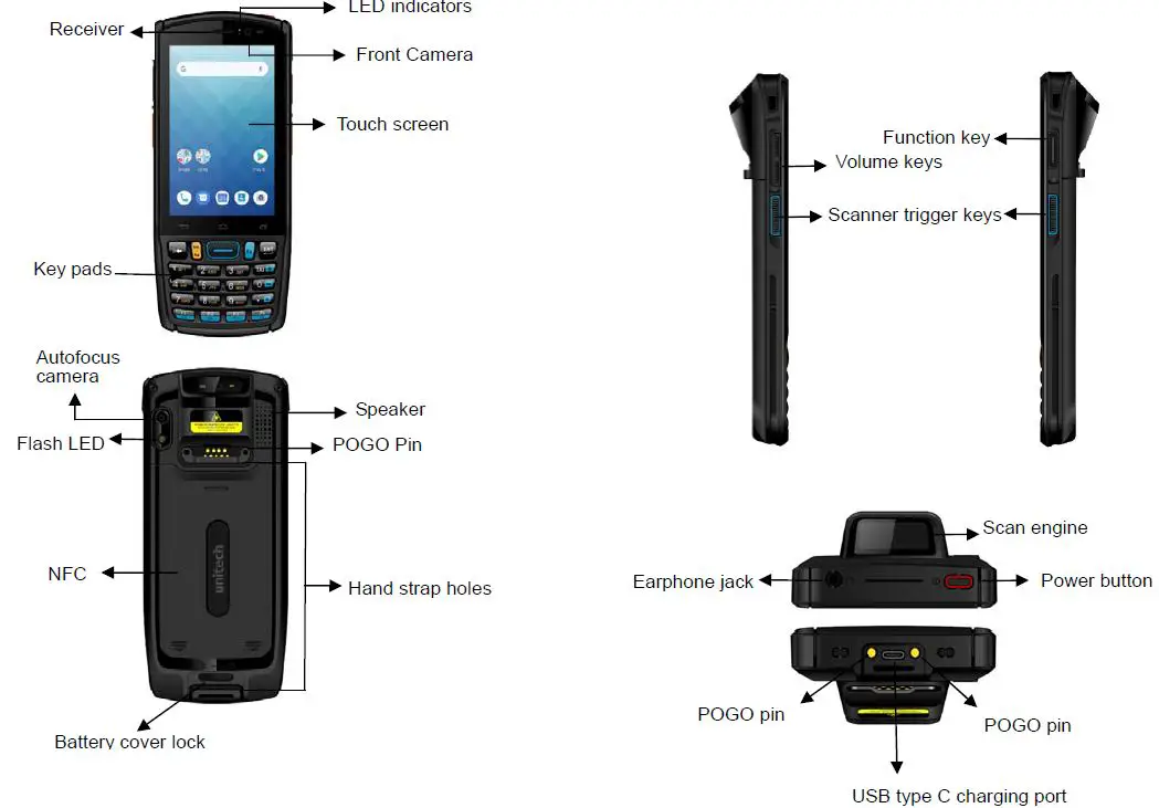 unitech-EA320-Android 9-computer-wit-1