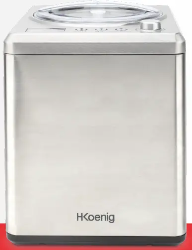 H Koenig hf340 Vertical Ice Cream Maker PRO