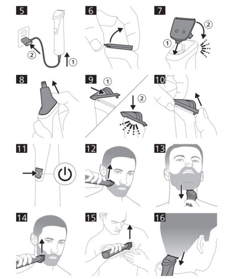 PHILIPS MG7750 Norelco Multigroom 7000 Premium All in-One Trimmer - figure 2