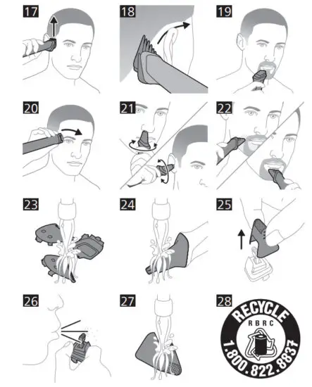 PHILIPS MG7750 Norelco Multigroom 7000 Premium All in-One Trimmer - figure 3