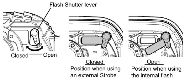 SEA SEA Camera Housing System - Flash shutter lever