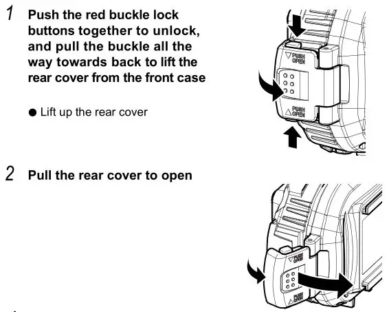 SEA SEA Camera Housing System - Opening the Rear Cover