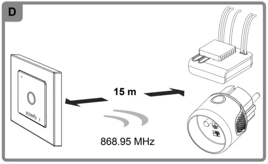 sOmfy 1822651 Smoove Lighting IO Wall Mounted Wireless Radio Control - fig 4