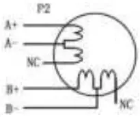 Lead motor half coil