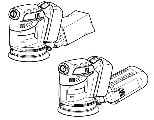 makita DBO140 Cordless Random Orbit Sander