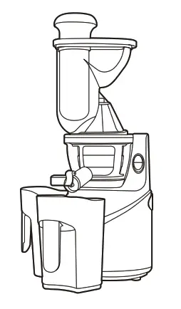 EMPV-BLDR03 150W 150W Cold Press Slow Juicer -assbelation