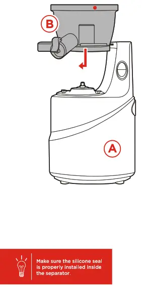 EMPV-BLDR03 150W 150W Cold Press Slow Juicer -make