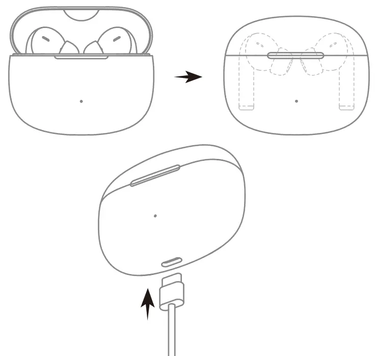 HONOR CHOICE X3 True Wireless Earbuds - Charging