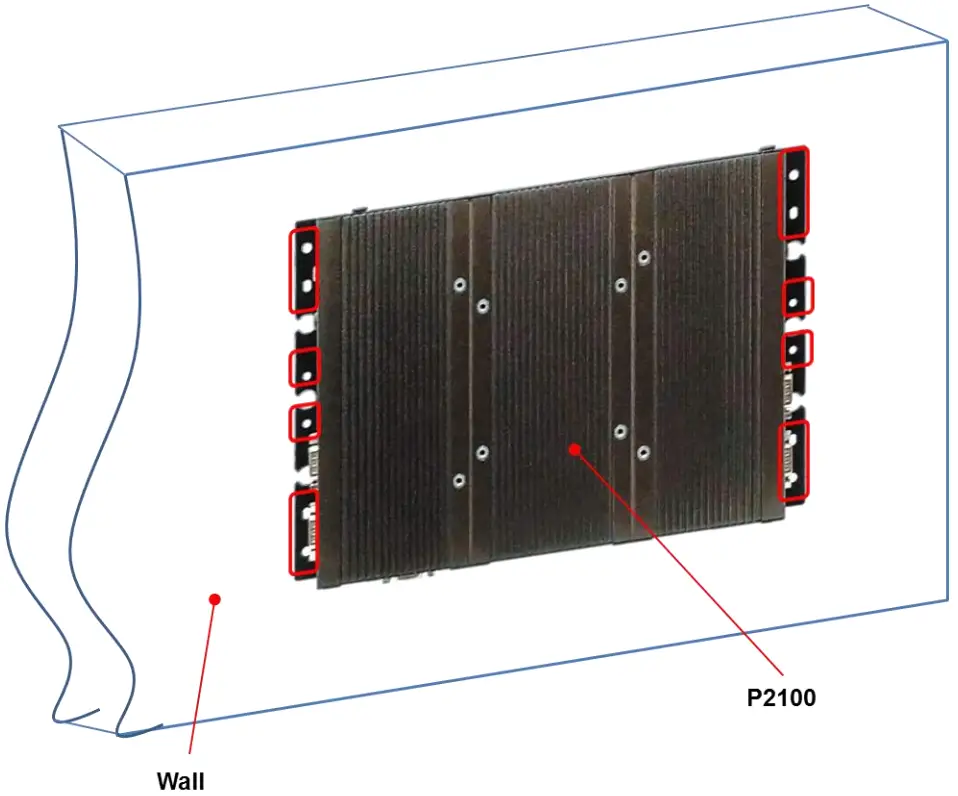 cincoze P2100 Series High Performance Convertible Computer - Attach the P2100