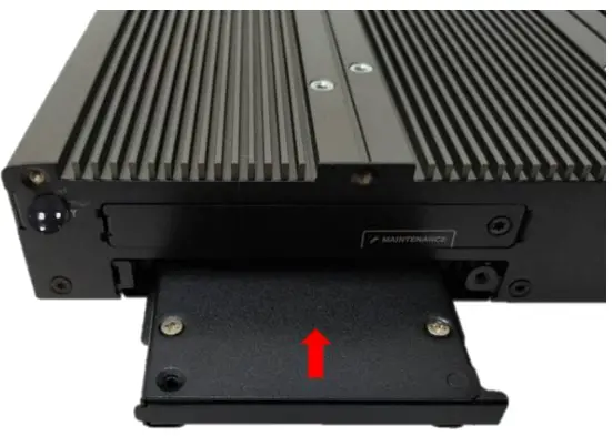 cincoze P2100 Series High Performance Convertible Computer - HDD bracket on screw hole side of HDD 1