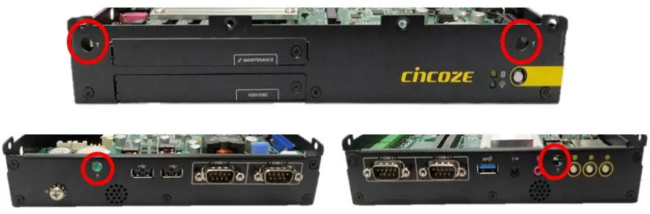 cincoze P2100 Series High Performance Convertible Computer -Installing Antennas