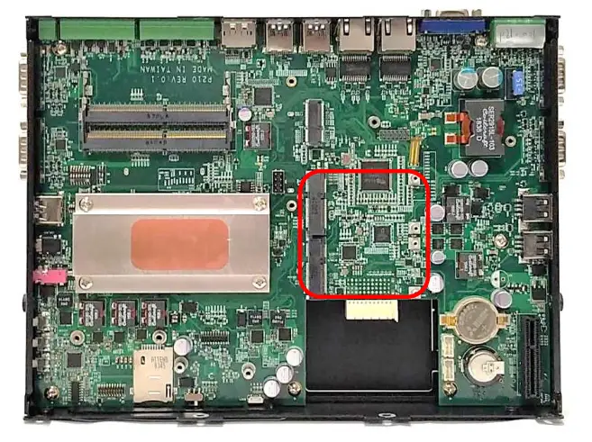 cincoze P2100 Series High Performance Convertible Computer - Mini PCIe Card