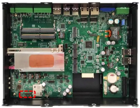 cincoze P2100 Series High Performance Convertible Computer - PoE connector on system motherboard