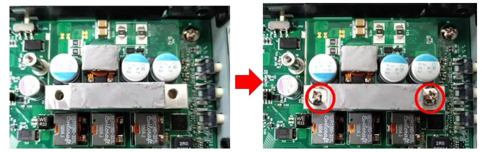 cincoze P2100 Series High Performance Convertible Computer - PoE thermal block and fasten