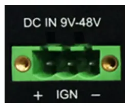 cincoze P2100 Series High Performance Convertible Computer - Power Input Connector