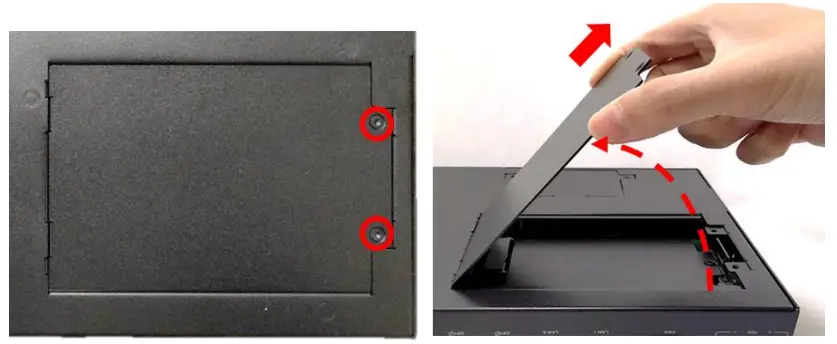 cincoze P2100 Series High Performance Convertible Computer -SATA hard drive on Bottom Side 1