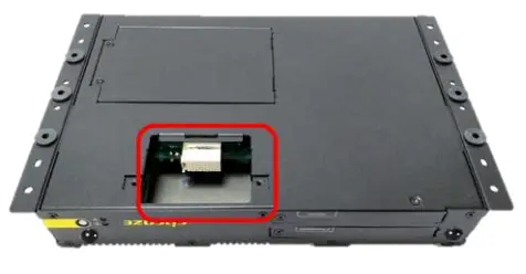 cincoze P2100 Series High Performance Convertible Computer - display connector hole as indicated