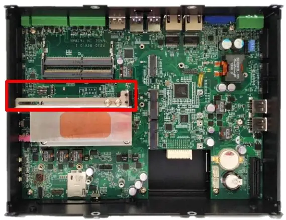 cincoze P2100 Series High Performance Convertible Computer - golden fingers of Riser card4