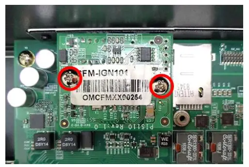 cincoze P2100 Series High Performance Convertible Computer - power ignition board