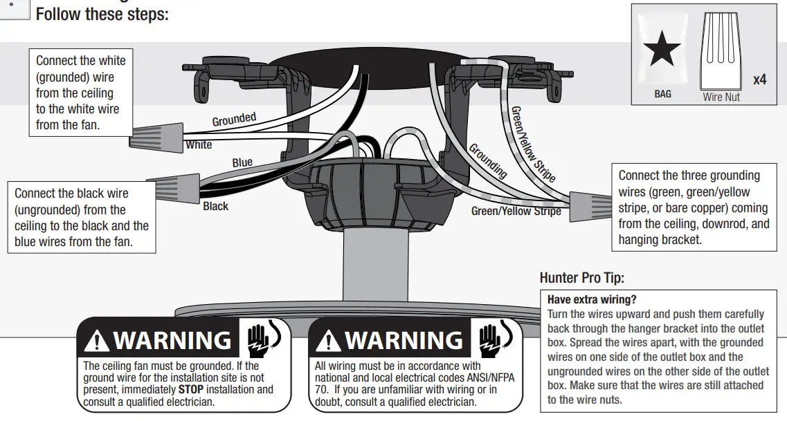 Hunter 51426 Hilmouth Ceiling Fan - 19